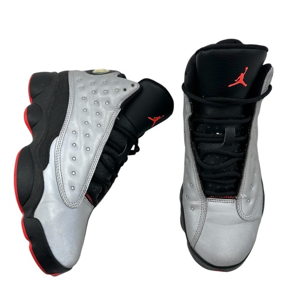 Nike Air Jordan 13 Retro Reflective Silver Sneakers - Picture 1 of 13